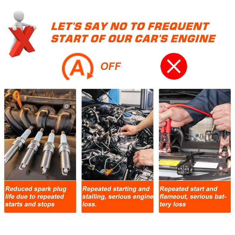 Auto Start Stop Eliminator for 2018-2024 Jeep Wrangler JL JLU