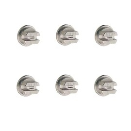 Pack of 6 - TeeJet 110° Flat Fan Stainless Steel Spray Tip 0.2 GPM @ 40 PSI Farmer Bob's Parts TP11002-SS