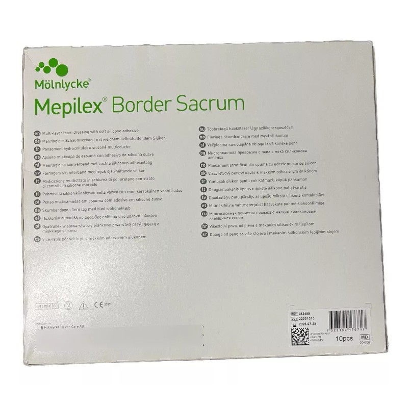 Mölnlycke Pack 10 Apósitos Mepilex Border Sacrum 22x25cm