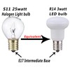 R14 E17 LED Bulb, 3W(25 Watt Incandescent Equivalent), 2700K Warm