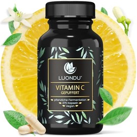 Vitamin C 375 Capsules 1000mg per Daily Dose, High Dose, Vegan - Vitamin C from Fermentation - Produced in Germany - Packaging May Vary