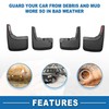 A ABSOPRO Mud Flap Splash Guard with Mount Accessories Front