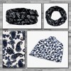 Rex Standard CH092 Knit Hat, Paisley Pattern, 2-Way Neck Warmer,