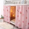 ITODA Students Bunk Bed Curtain Stylish Thicken Canopy Bed Curtains