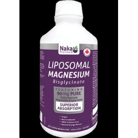 Naka Liposomal Magnesium Bisglycinate 90mg - 600ml + BONUS