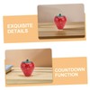 LIFKOME Strawberry Shape Mechanical Timer Manual Countdown for Kitchen Cooking