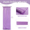 Sparkly Sequin Backdrop Curtain 4 Pcs 2ftx8ft Wedding Party Backdrop