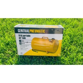 Central Pneumatic 11 Gallon Portable Air Tank With Pressure Gauge