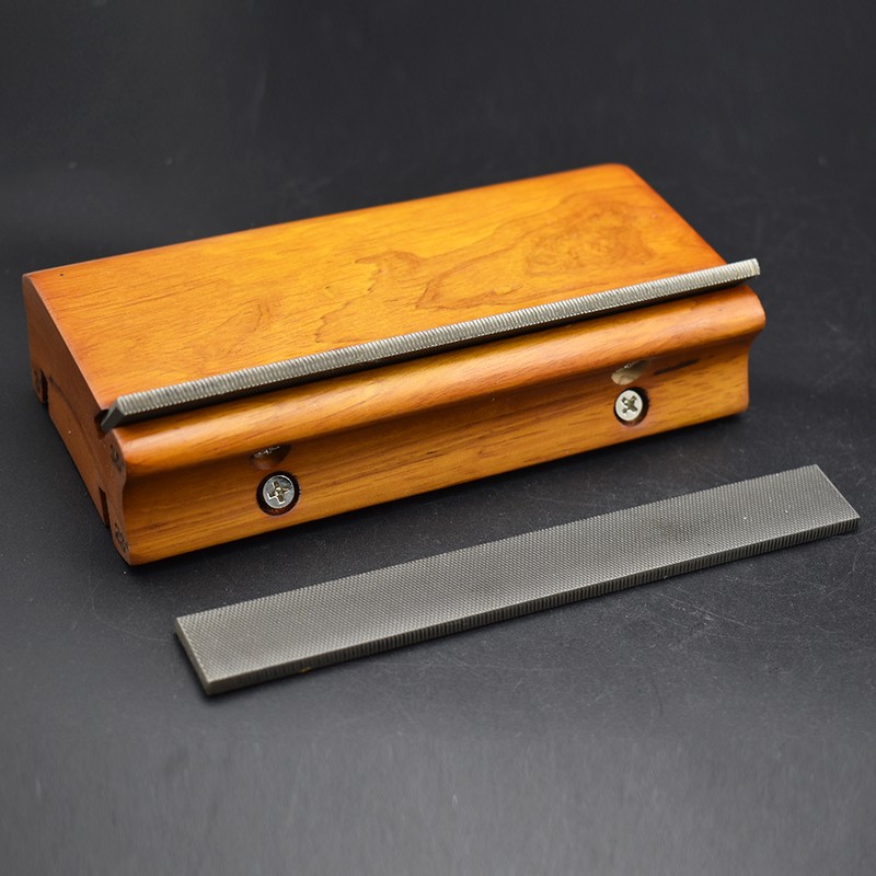 3-in-1 Guitar Fret File for Fret Maintenance – 3°/23°/35° Crowning,