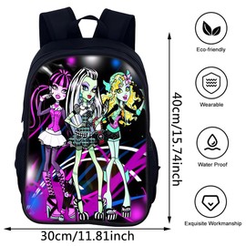 SWZY Monster Kids Backpacks, Monster Kids Backpack Student School Bag, Children's Backpack, Primary School Backpacks,for School or Travel