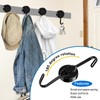 LOVIMAG Magnetic Hooks for Cruise Cabins,110Lbs Black Swivel Magnet Hooks,Heavy