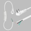 Iron Forge Cable 15 Amp White Replacement Coiled Extension Cord