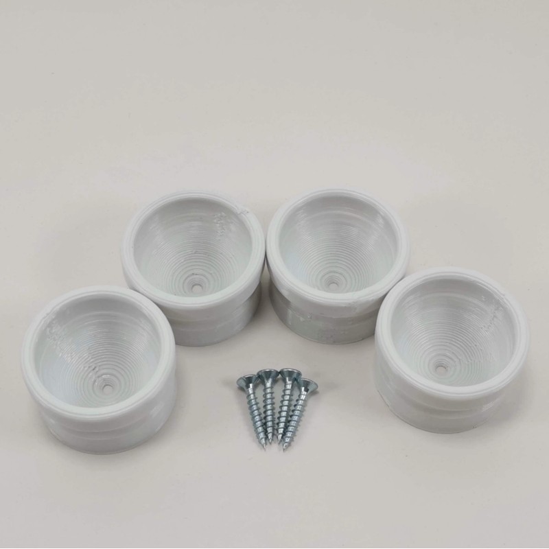 Dampener Feet Squash Ball Topper (1 x White)