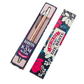 History & Heraldry Top Kuli Kerl & Lady Ballpoint Pen with Engraving + Gift Box