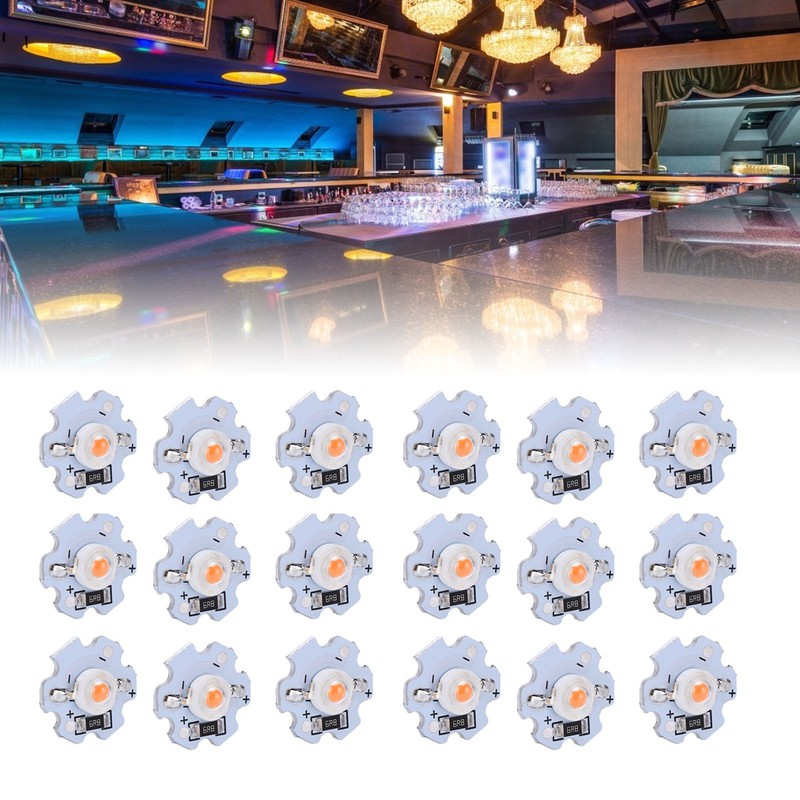 25Pcs 5V LED Chips 200LM 1W High Power LED Lamp