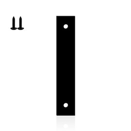 Ya_chtttwo Aluminum Numbers and Letters - Black Metal Door Numbers - Outdoor Metal Address Plate (6" I)
