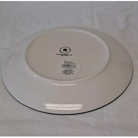 Royal Norfolk NEW Lot 6 Royal Norfolk BLUE BURST 10 1/2" Dinner PLATES Spiral Tie Dye Serving