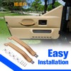 SURIEEN 55009801K Interior Door Handle Pull Strap Kit, Brown Front