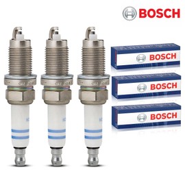 3 x Original Bosch 0242236565 Spark Plug Compatible with Cherokee XJ 2.5L 4.0L 2000-2001 Wrangler II TJ 2.5L 4.0L 2000-2006 Ibiza III 6L1 1.2L-1.6L 2000002-2-2-2000000000 09 Golf V 1K1 1.4L 2006-2008
