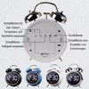 Justup Alarm Clock, Digital Alarm Clock with Large LED Display,
