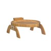 SINWANT Couch Arm Table,Large Bamboo Sofa Clip on Tray Tables