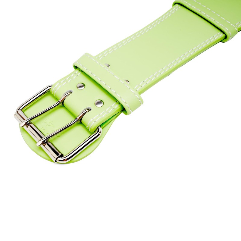 Leather Weight Lifting Belt for Women and Girl 4 Inches