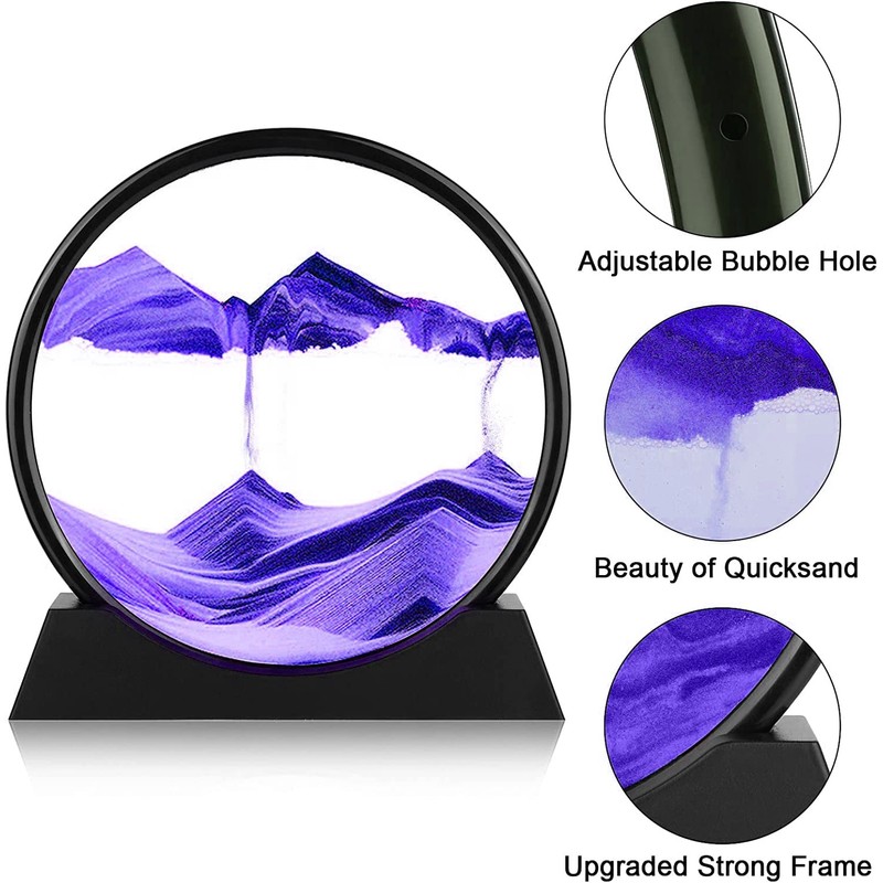 3D Dynamic Sand Art Liquid Motion, Moving Sand Art Picture