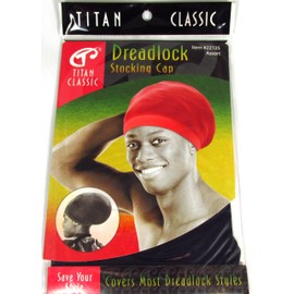 Titan Classic Dreadlock Stocking Cap #22135 (Navy), Expandable, breathable, stretchable, comfortable fabric, fabric, covers hair style