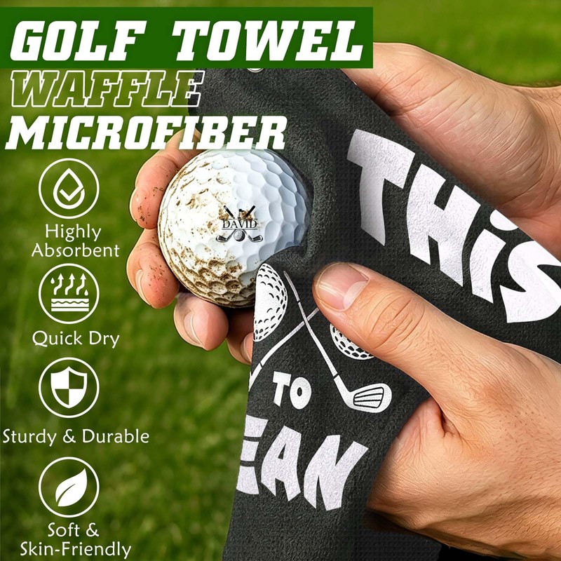 Lihome Golf Accessories for Men, Funny Golf Towel for Golf