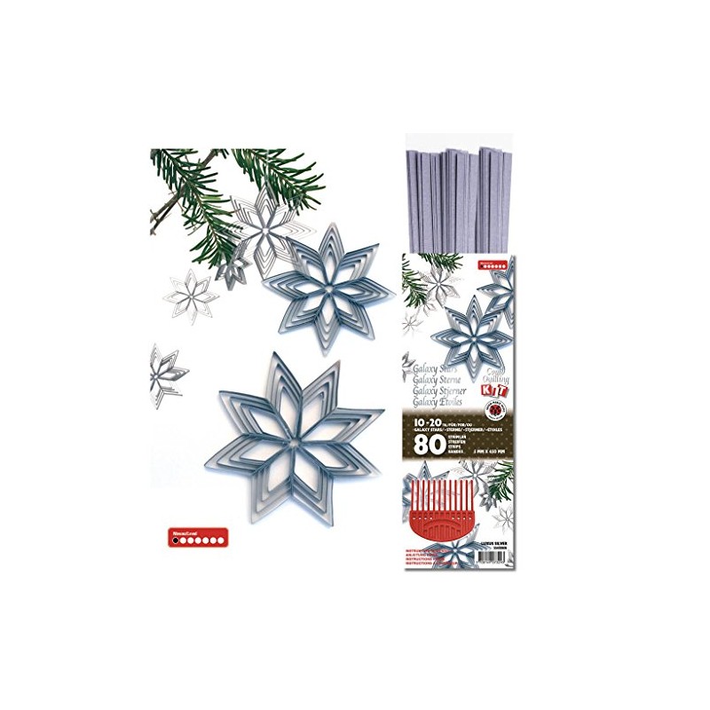 Karen Marie Quilling Kit's Galaxy Stars – Silver