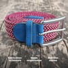 Pierrot Woven Elastic Stretchy Elastic Belt for Men and Women