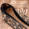 Nefelibata Banjo Strap, 2"Wide Full Grain Cowhide Guitar Strap Adjustable