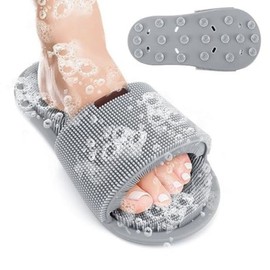Harumi Exfoliating Slipper Foot Brush, 354g, 1 Piece, 1 Piece / 하루미 각질 제거 슬리퍼 풋 브러쉬, 354g, 1개, 1개입