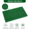 Sibba Pack of 10 Scouring Pads, Kitchen Sponge, High Performance