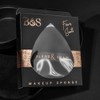 BLEND SNAP Large Velour Triangle Makeup Puff for Smooth Flawless