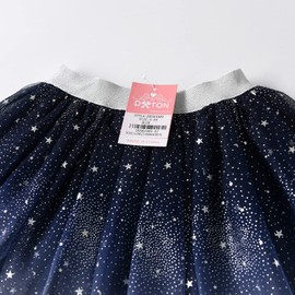 DXTON Vestidos de tutú para niños y niñas, falda de tul con flores arcoíris, Dksk4989blue, 3 Años