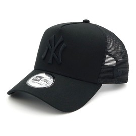 Newera 9FORTY A-Frame Trucker N139AT010 ONSPOTZ Mesh Cap, NY Black/Black, Free size