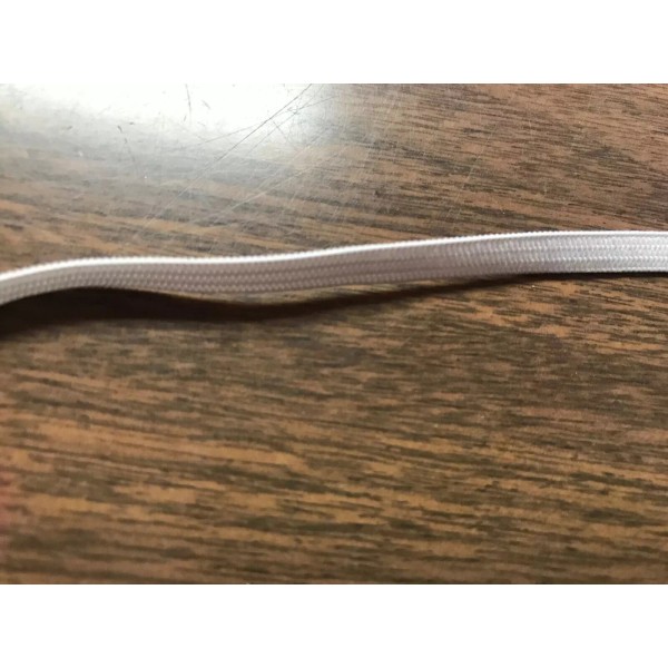 1/4” Elastic Band Trim White 1/4 inch Ideal for Face