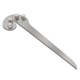 Smgda Stainless Steel Circle Center Positioning, Centerline Positioning Scriber Gauge for Scribing Center Line, Circle Center Finder