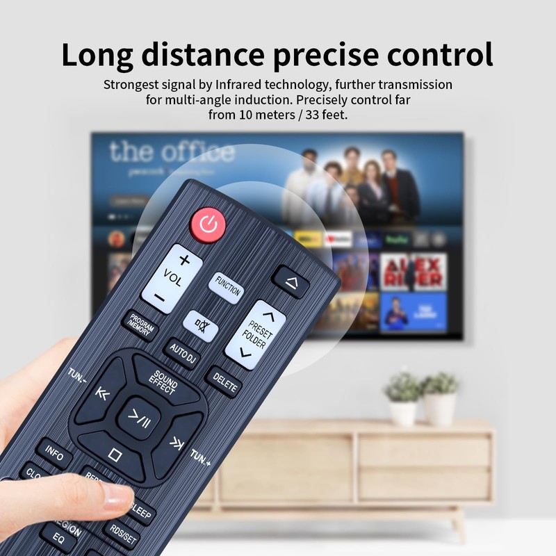 COV30748165 COV34618202 Replacement Remote Control Commander Compatible with LG CM4360