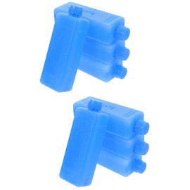 DOITOOL Wiederverwendbare Kühlakkus für Klimaanlagen-Ventilator, 8 Stück für Kühler, Kühler, Gefrierblöcke, tragbare Kühl-/Gefrierboxen