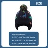 Zsedrut Baby Winter Hat & Scarf Set Kids Dinosaur Fleece