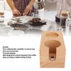 Wooden Coffee Tamper Station Stable Prevent Slip Coffee Tamper Holder