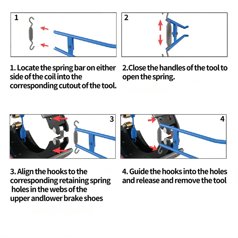 CXPRO LT890 Heavy Duty Truck Brake Spring Tool, Brake Installer