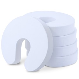 Set of 5 Offgridtec Door Stops White Very Robust Foam Clamp Protection Child Safety Baby Protection Against Crushing for Doors Windows Drawers