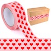 Whaline 109 Yard Valentine's Day Packing Tape Pink Red Love