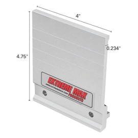 Extreme Max 3005.4414 Straight Aluminum Slider Base for Lund Sport Track Systems
