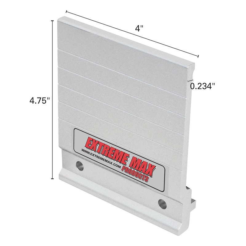 Extreme Max 3005.4414 Straight Aluminum Slider Base for Lund Sport