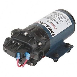 Diaphragm Pump, Polypropylene, Air Operated, Santoprene, 12VDC