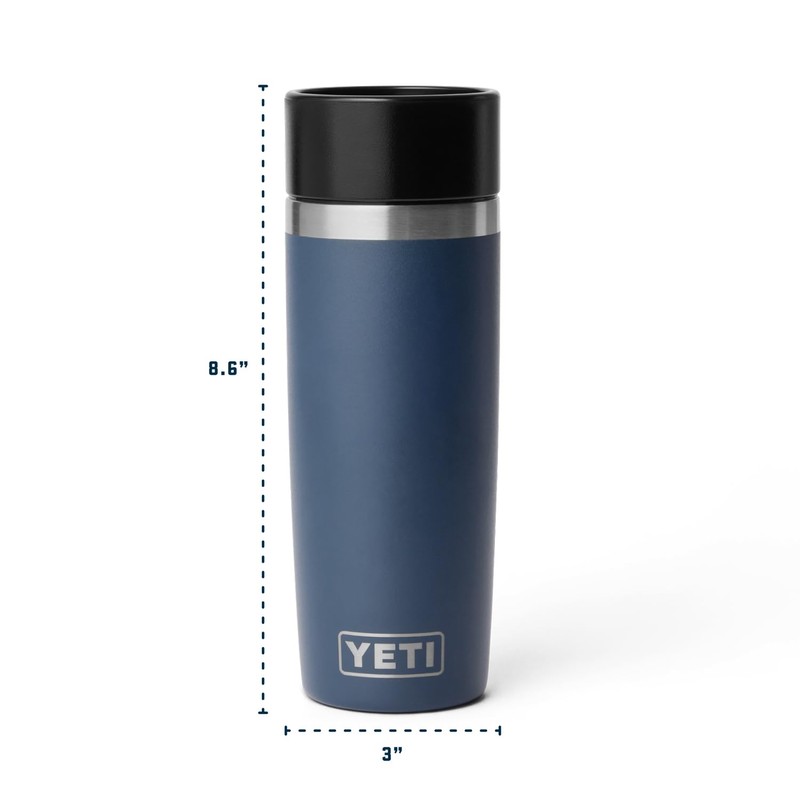 YETI Rambler 16 oz Travel Bottle, Stainless Steel, Vacuum Insulated